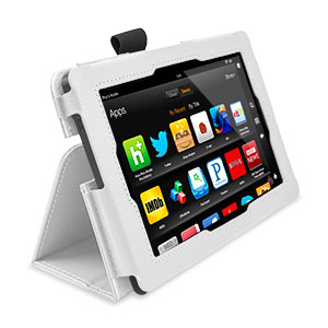 Stand and Type Case for Kindle Fire HD 2013 - White