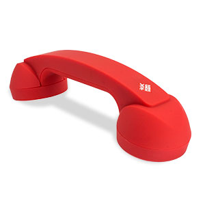 Teléfono Bluetooth Retro Native Union - Rojo brillante