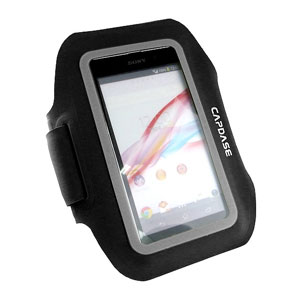 Capdase Zonic Plus Sport ArmBand 145A for Smartphones - Black / Grey