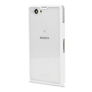 Muvit Bimat Back Case for Sony Xperia Z1 Compact - Clear / White