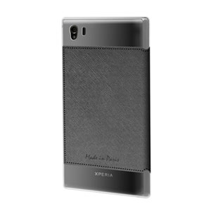 Muvit Made in Paris Crystal Case for Sony Xperia Z1 Compact - Grey
