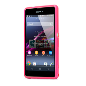 dans Stoutmoedig voor de helft Flexishield Case for Sony Xperia Z1 Compact - Pink