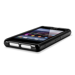 Coque Sony Xperia Z1 Compact Flexishield – Noire Fumée