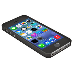 Ultra-thin Shell Case for iPhone 5S / 5 - Smoke Black
