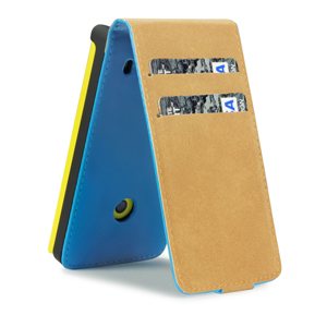 Funda Adarga con Tapa para el Nokia Lumia 525 / 520 - Azul