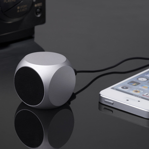 Qube Pocket Speaker -Silver