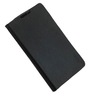 Stand and Type Folio Case for Wiko Cink Five - Black