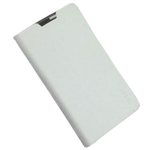 Stand and Type Folio Case for Wiko Cink Five - White