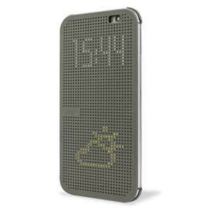 Official HTC One M8 Dot View Case - Grey