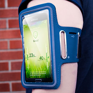 Universal Armband for Large Sized Smartphones - Blue