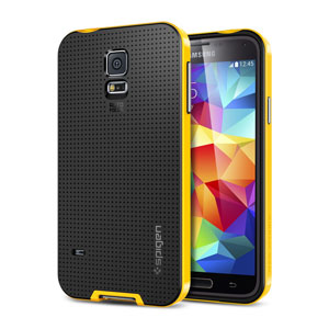 Spigen SGP Neo Hybrid Case for Samsung Galaxy S5 - Yellow