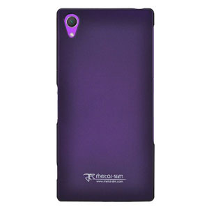 Metal-Slim Sony Xperia Z2 Rubber Case - Purple