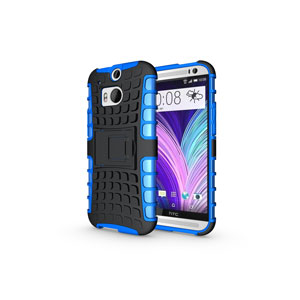 Funda para el HTC One M8 ArmourDillo Hybrid Protective - Azul