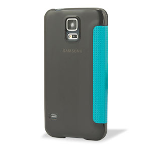 ROCK Elegant Samsung Galaxy S5 Smart View Flip Case - Blue