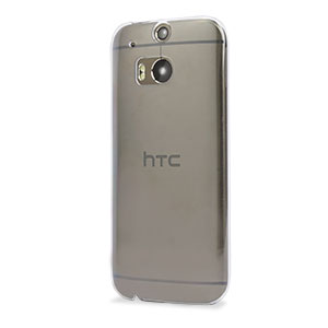 Polycarbonate HTC One M8 Shell Case - 100% Crystal Clear