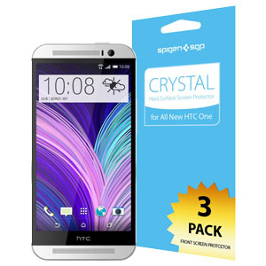 Spigen SGP 3 Pack Crystal Screen Protectors HTC One
