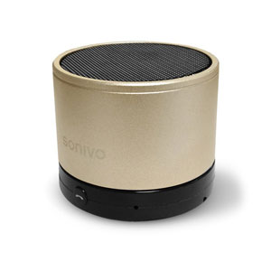 SoundWave SW100 Bluetooth Speaker Phone - Gold