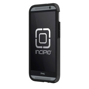 Incipio DualPro Shine HTC One M8 Case - Silver / Black
