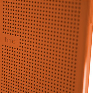 Official HTC One M8 Dot View Case - Orange Popsicle