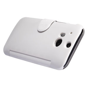 Nillkin Fresh Faux Leather HTC One M8 2014 View Case - Weiß