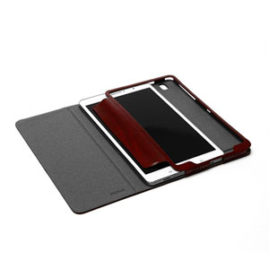 Zenus - Modern Classic Folio Case For Galaxy Tab Pro 8.4 - Wine Red