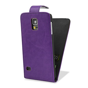 Housse Samsung Galaxy S5 Adarga Simili Cuir – Violette