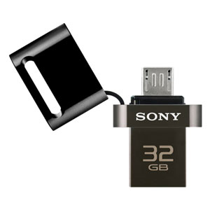 Sony Micro USB Flash Drive 32GB for Smartphones & Tablets - Black