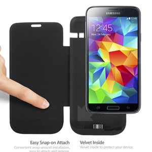 Anymode Samsung Galaxy S5 Power Cover - Black