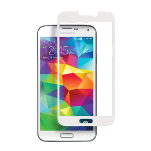 STK Samsung Galaxy S5 Tempered Glass Screen Protector - White