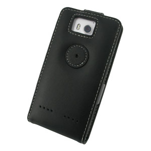 PDair Huawei G600 Leather Flip Case - Black