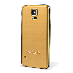 Replacement Aluminium Metal Samsung Galaxy S5 Back Cover - Gold