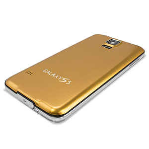 Replacement Aluminium Metal Samsung Galaxy S5 Back Cover - Gold