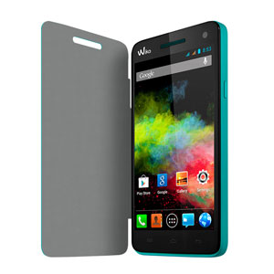 Official Wiko Rainbow Folio Case with Stand - Light Blue