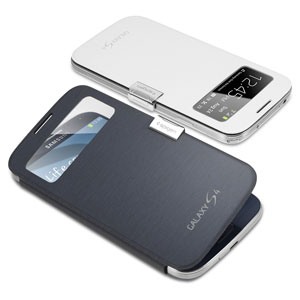 Spigen Magnetic Clip for Official Galaxy S4 S-View Cover - Silver