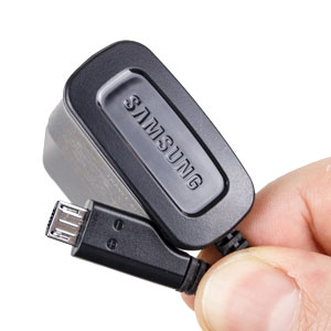 Cargador de pared Official Samsung 1A Micro USB EU AC - Negro