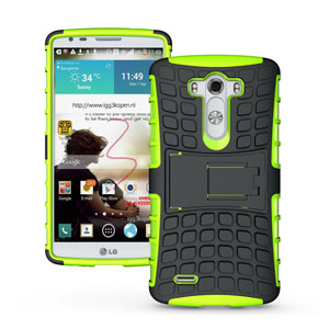 ArmourDillo Hybrid LG G3 Protective Case - Green