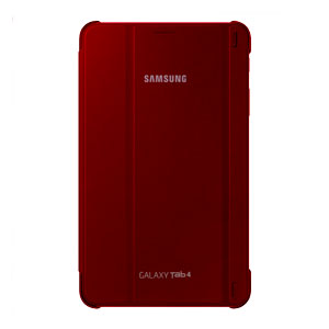 Official Samsung Galaxy Tab 4 8.0 Book Cover - Plum Red