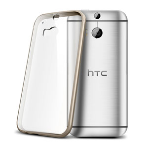 Funda HTC One M8 Spigen Ultra Hybrid - Oro Champán