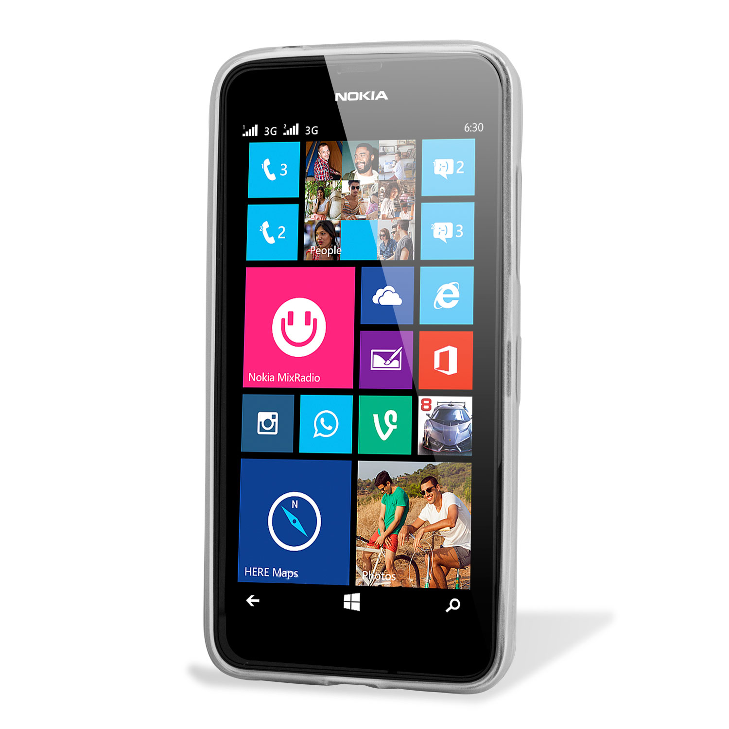Flexishield Nokia Lumia 635 / 630 Gel Case - Clear