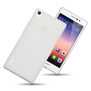 kader Implementeren ondernemer Flexishield Huawei Ascend P7 Case - Frost White