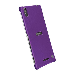 Krusell Malmo Texturecover Sony Xperia T3 Case - Purple