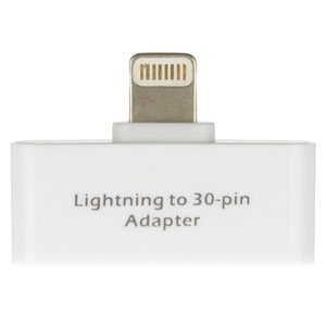 Adaptateur Kit: Apple 30 Pin vers Lightning - Blanc