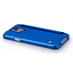 Momax Samsung Galaxy S5 Flip View Case - Blue
