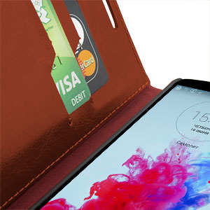 Encase LG G3 Wallet Case - Brown
