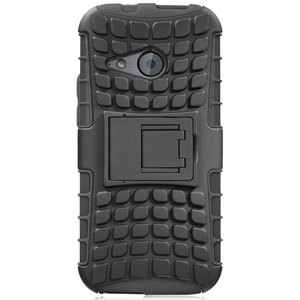 ArmourDillo Hybrid HTC One Mini 2 Protective Case - Black