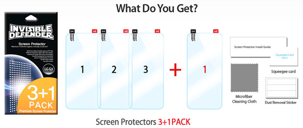 Protector de Pantalla Galaxy S5 Active Rearth Invisible Defender - 3+1