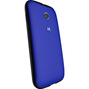 Official Motorola Grip Shell Case for Moto E - Royal Blue