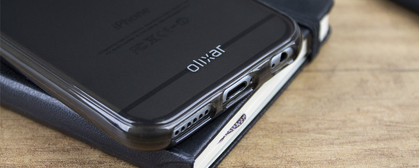 Olixar FlexiShield iPhone 6S Case - Smoke Black