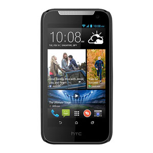 Metal-Slim HTC Desire 310 Rubber Case - Black