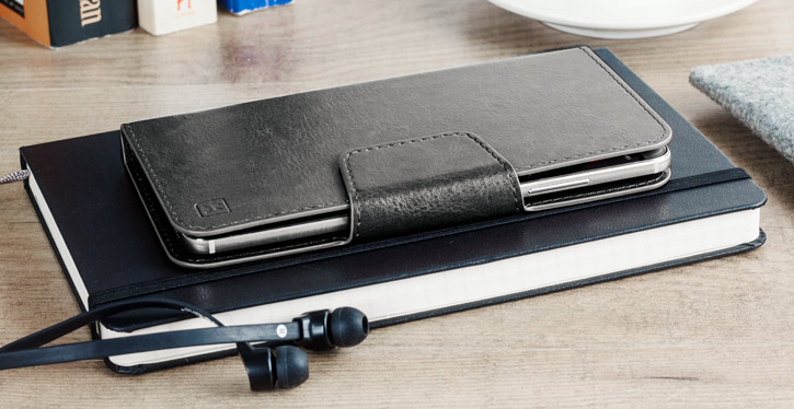 Olixar Rotating 5.5 Inch Leather-Style Universal Phone Case - Black